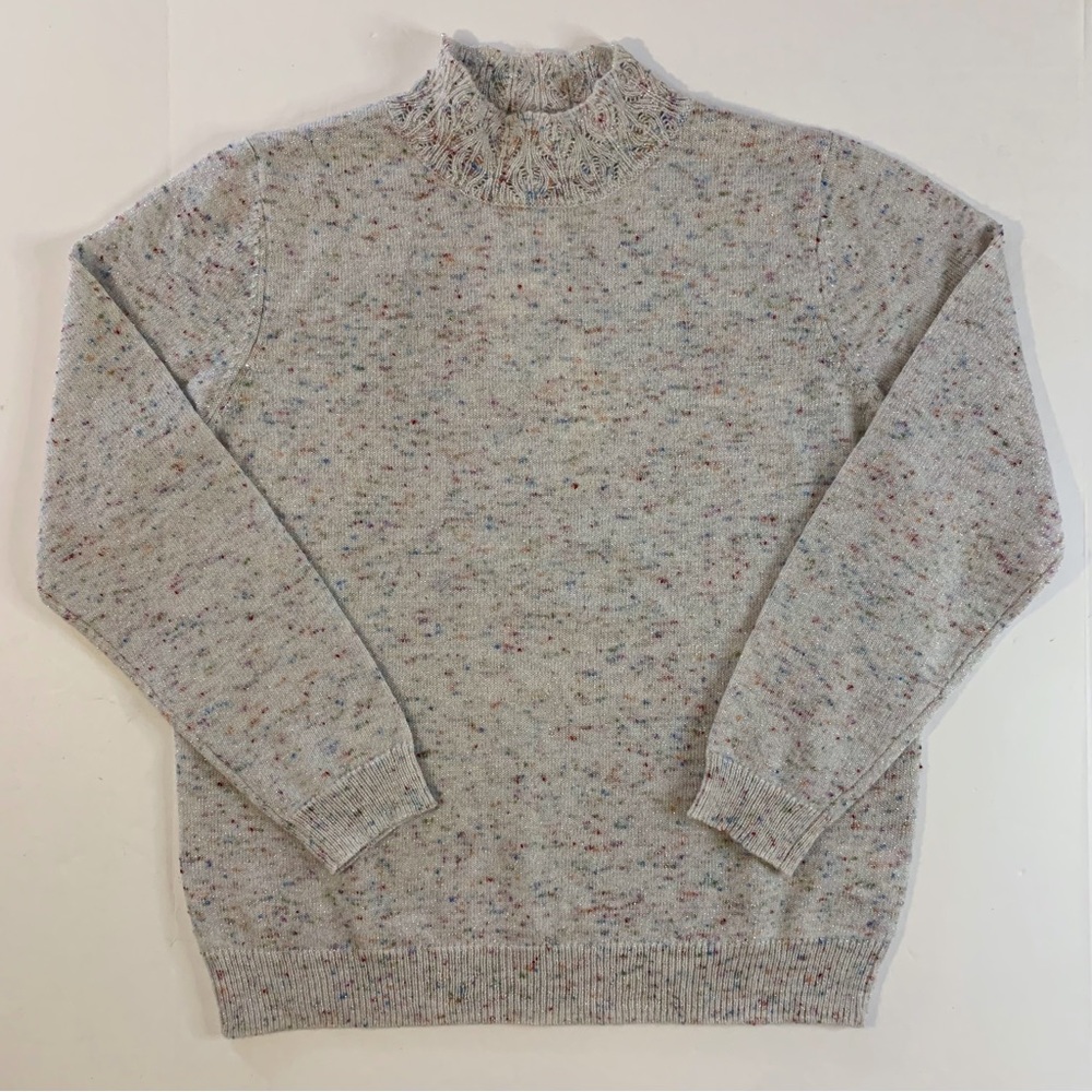 Alfred Dunner Mock Neck Sweater